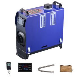 Diesel Heater, 8KW, DC 12V/24V, All in One Portable Diesel Air Heater with Remote Control and LCD Screen, Fast Heating Low Noise